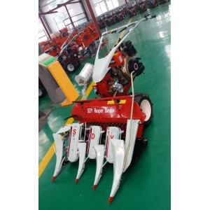 Mitsubishi engine wheat harvesting machine